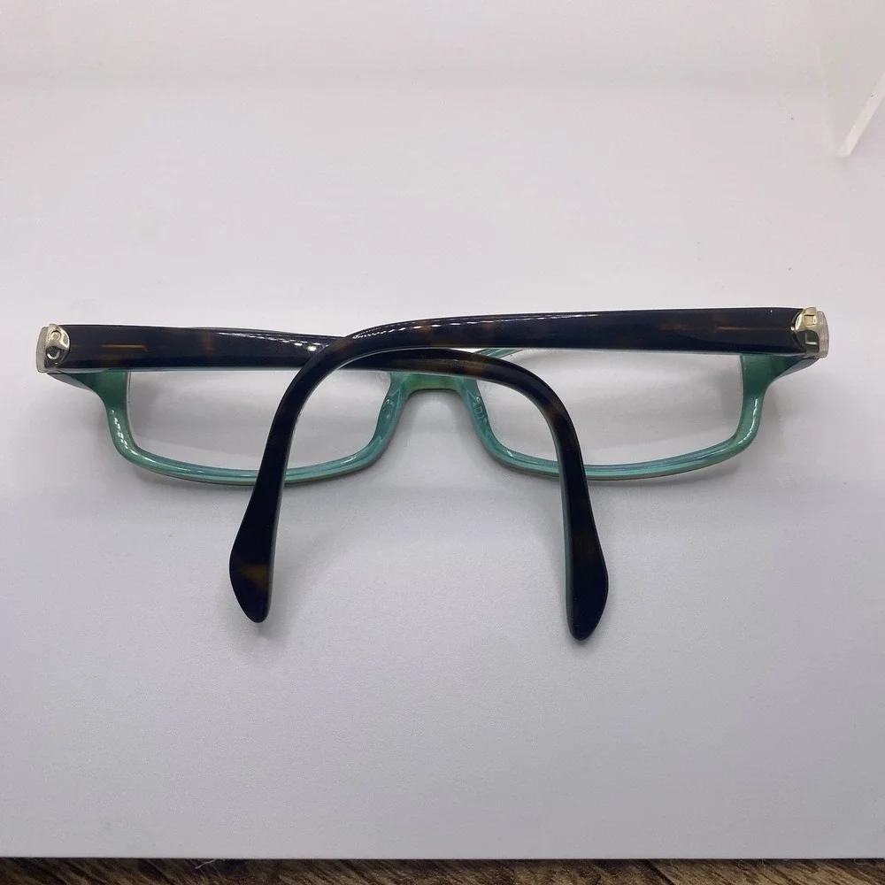 Kate Spade Eyeglasses Women FRAMES ONLY Elisabeth OJey 130 Black Teal Green 621